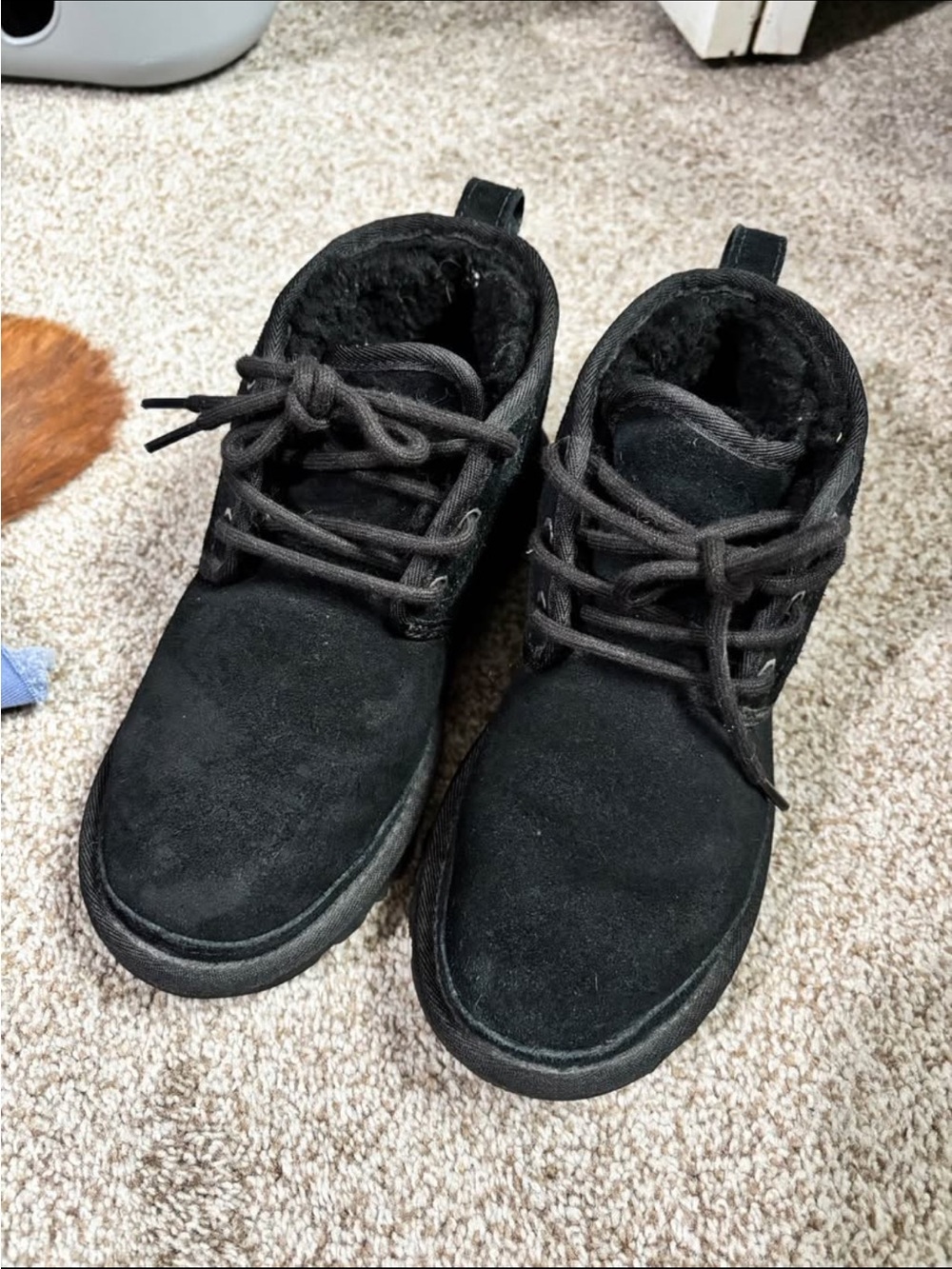 UGG Women's Black Suede Ankle Booties